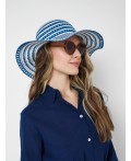 Шляпа соломенная для женщин blue, white