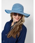 Шляпа соломенная для женщин blue, white