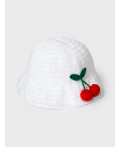 Шляпа текстильная для девочек white