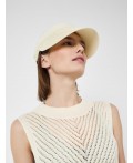 Козырек соломенный для женщин white