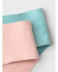 Трусы трикотажные для девочек, 2 шт в комплекте green, pale pink