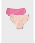 Трусы трикотажные для девочек, 2 шт в комплекте pink, beige