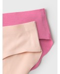 Трусы трикотажные для девочек, 2 шт в комплекте pink, beige