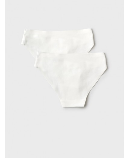 Трусы трикотажные для девочек, 2 шт в комплекте white