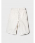 Шорты текстильные джинсовые для девочек white