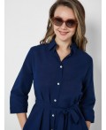 Платье текстильное для женщин dark blue
