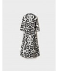 Платье текстильное для женщин white, black