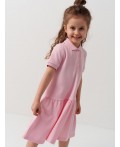 Платье трикотажное для девочек pale pink