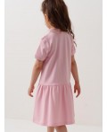 Платье трикотажное для девочек pale pink