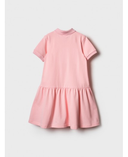 Платье трикотажное для девочек pale pink