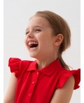 Платье трикотажное для девочек red
