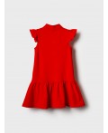 Платье трикотажное для девочек red