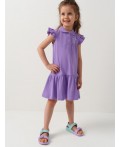 Платье трикотажное для девочек сиреневый