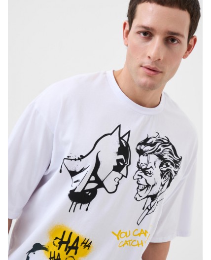 Комплект трикотажный для мужчин: фуфайка (футболка), брюки white, black