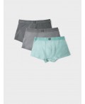 Трусы трикотажные мужские - боксеры, 3 шт в комплекте grey, light green, light grey