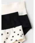 Трусы трикотажные для девочек, 2 шт в комплекте black, beige
