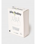 Топ (бра) трикотажный для девочек, 2 шт в комплекте white, black
