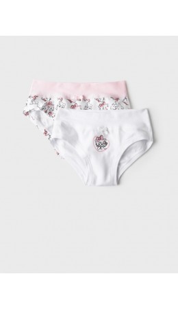 Трусы трикотажные для девочек, 2 шт в комплекте multicolor
