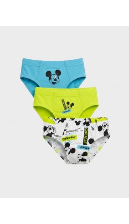 Трусы трикотажные для мальчиков - брифы, 3 шт в комплекте multicolor