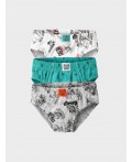 Трусы трикотажные для мальчиков - брифы, 3 шт в комплекте multicolor