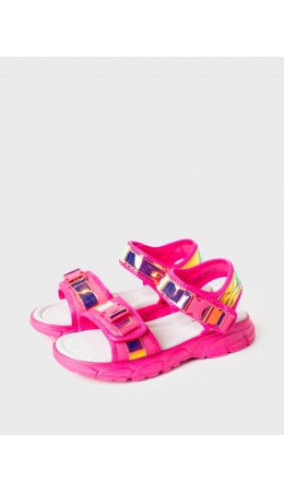 Туфли открытые для девочек фуксия