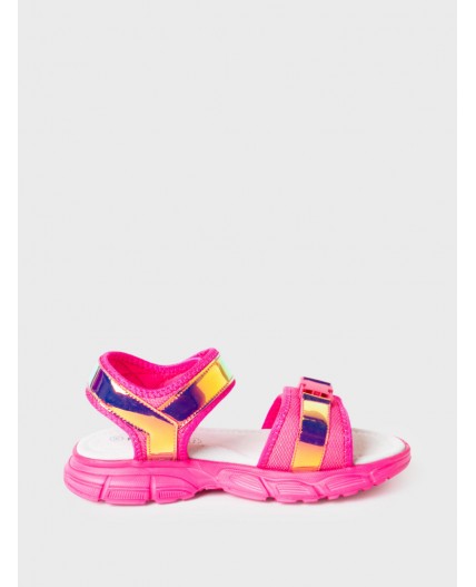 Туфли открытые для девочек фуксия