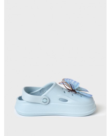 Сабо для девочек голубой