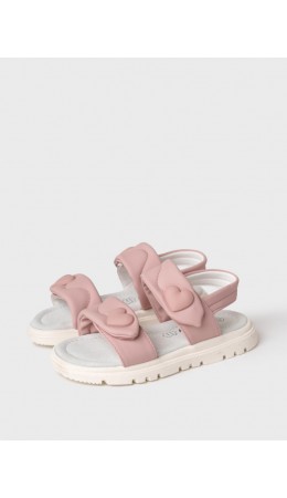 Туфли открытые для девочек розовый