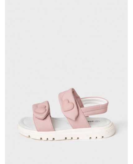 Туфли открытые для девочек розовый