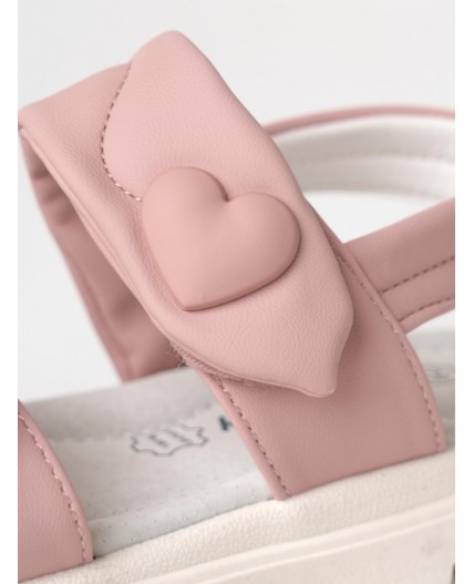 Туфли открытые для девочек розовый