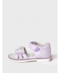 Туфли открытые для девочек сиреневый