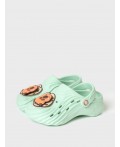 Сабо для девочек светло-зеленый