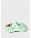 Сабо для девочек светло-зеленый