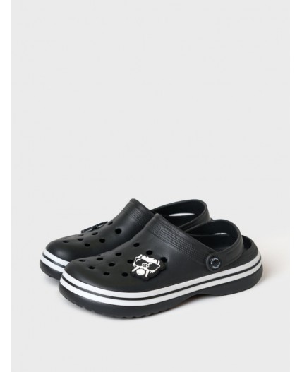 Сабо для мальчиков черный