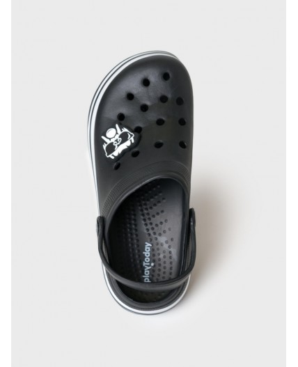 Сабо для мальчиков черный