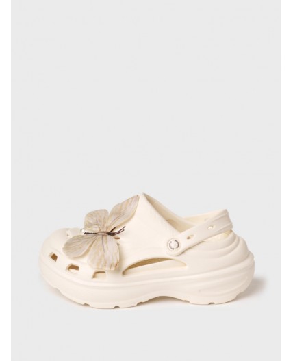 Сабо для девочек бежевый