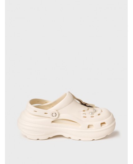 Сабо для девочек бежевый