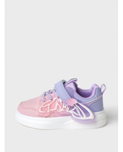 Полуботинки для девочек розовый,сиреневый
