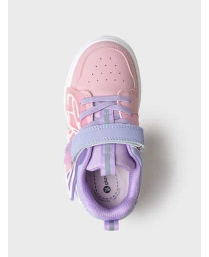 Полуботинки для девочек розовый,сиреневый