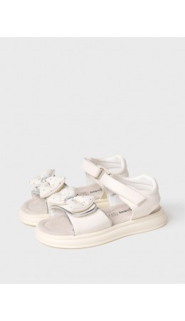 Туфли открытые для девочек бежевый