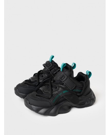 Полуботинки для мальчиков черный