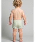 Плавки-шорты детские трикотажные для мальчиков, средней длины light green