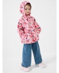 Куртка текстильная с полиуретановым покрытием для девочек (ветровка) multicolor