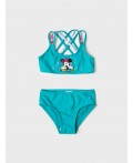 Купальный костюм трикотажный для девочек white, pink, turquoise