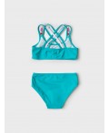 Купальный костюм трикотажный для девочек white, pink, turquoise