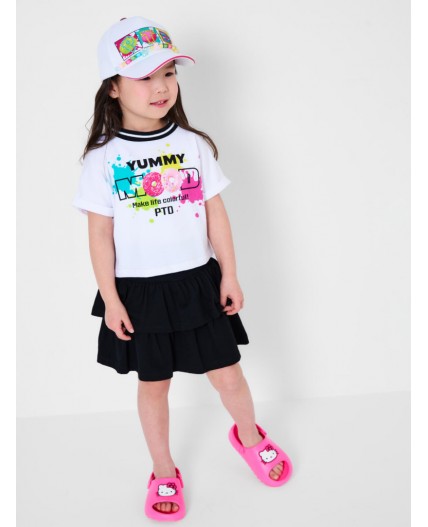 Кепка текстильная для девочек white