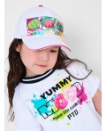 Кепка текстильная для девочек white