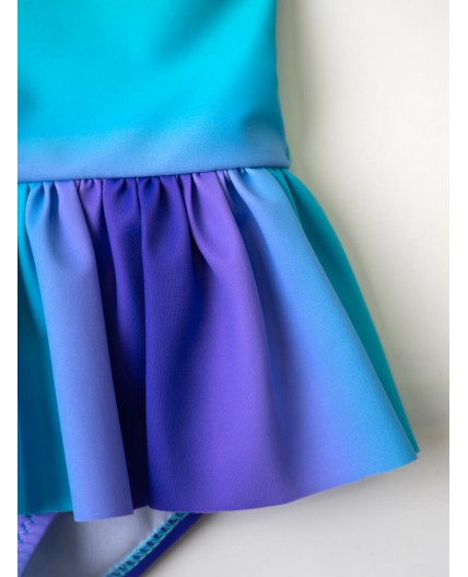 Купальник трикотажный для девочек multicolor