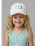 Кепка текстильная для девочек white
