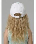 Кепка текстильная для девочек white